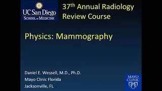 Mammography physics ( Breast Imaging Moderlity )