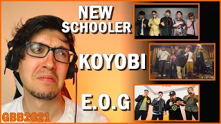 The level is so high!!! | GBB 2021 Crew Wildcards Reaction PART 1 | New Schooler, Koyobi, E.O.G