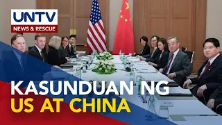 Top US at Chinese officials, nagpulong; high-level communication sa gitna ng tensyon, tinalakay