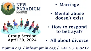 Marriage - Group Session - April 29, 2024