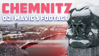 Winter Time in Chemnitz (Germany / Saxony) - Drone DJI Mavic 3 Cine (4K 50 fps ProRes HQ) Footage