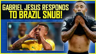 Gabriel Jesus breaks silence on Brazil squad snub! 🇧🇷