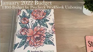 January 2022 Paycheck #1 Budgeting | The Budget Mom-Budget by Paycheck Workbook Unboxing