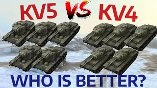 KV5 vs KV4 - SHOWDOWN (Who Is Better?) | WOT BLITZ