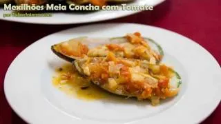 Mexilhão Meia Concha com Tomate