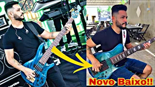 Luan Lemos tocando no seu novo BAIXO!