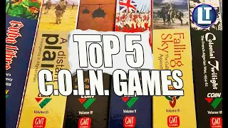 TOP FIVE COIN GAMES / COIN Series od GMT Games