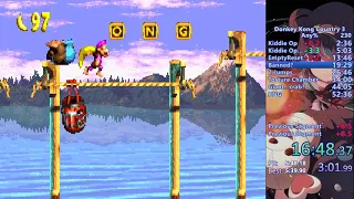 Donkey Kong Country 3 GBA any% speedrun 51:27