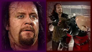 The Undertaker & Stone Cold vs Kane & Mankind w/ Paul Bearer HIAC Match Off-Air Footage 6/15/98