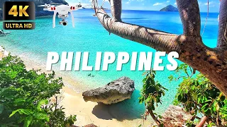 PHILIPPINES In 4K 🇵🇭  | Beautiful Drone Video | Relaxing Music