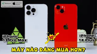 So sánh iPhone 14 Plus 13 CỦ và iPhone 13 Pro Max 14 CỦ: 2024 mua máy nào ngon hơn? | 24hStore