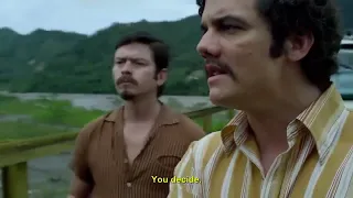 Narcos "Plata o Plomo"  Scene | Pablo Escobar |