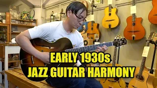 Early 1930s Jazz Guitar Harmony / Chords - Eddie Lang / Dick McDonough Style