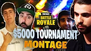 $5,000 YouTuber/Streamer Fortnite Tournament Montage