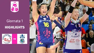 Scandicci - Firenze | Highlights | 1^ Giornata Campionato 23/24 | Lega Volley Femminile