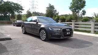 2013 Audi A6 hybrid Start-Up, Full Vehicle Tour, and Quick Drive