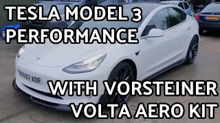 Vorsteiner Volta Tesla Model 3 Performance with VFF-109 21 inch wheels