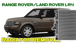 HOW TO REPLACE LAND ROVER LR4 2010-2016 RANGE ROVER SPORT 2010-2013 RADIATOR #rangerover #radiator