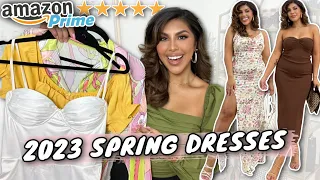 💐13 SPRING DRESSES FOR ANY OCCASION!!💐2023 AMAZON DRESS FINDS! SPRING WEDDING GUEST DRESSES TRY ON