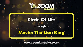 The Lion King - Circle Of Life - Karaoke Version from Zoom Karaoke