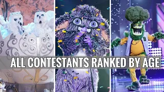 All Contestants Ranked By Age | Masked Singer Season 4