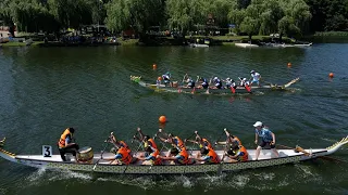 У гідропарку проходить чемпіонат України з веслування на драгонботах - Житомир.info