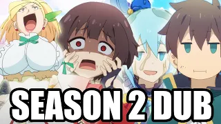 KONOSUBA SEASON 2 DUB REVIEW | The good, the bad, and the Darkness