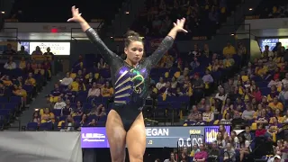 Sarah Finnegan performs outstanding beam routine, earning perfect 10