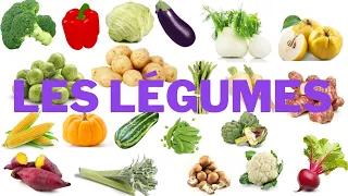 Apprendre 40 noms de légumes en français facilement. Découvrir les noms des légumes.  🍅 🥕 🍆 🌽.