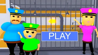 BORRIS POLICE FAMILY PRISON RUN! (OBBY)