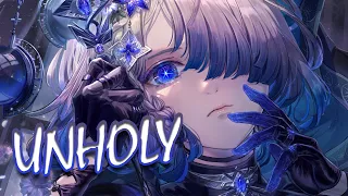 【Nightcore】Sam Smith, Kim Petras - Unholy (female ver.) || lyrics