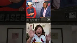 Nootbaar's mom surprises him on Mother's Day 🥹 #cardinals #stl #mothersday #mlb #baseball #shorts