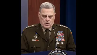 U.S. General Mark Milley urges Russia "to stand down,"