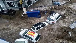 SPAIN DISASTER ! HEAVY RAIN, STORM, FLASH FLOOD HIT SPAIN'S TODAY 2022, WEATHER TODAY