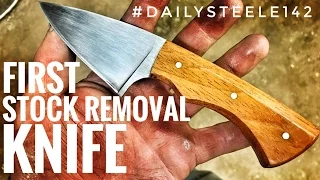 MAKING MY FIRST STOCK REMOVAL KNIFE!!