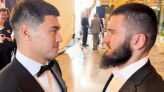 Dmitry Bivol PULLS UP on Artur Beterbiev - INTENSE FACE ENSUES as Beterbiev DISSES Bivol!