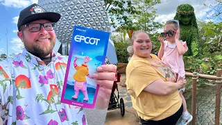 EPCOT Family Vacation 2024: Riding Frozen & Guardians Of The Galaxy | Garden Grill NEW Menu | Disney