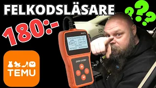 Felkodsläsare OBDII från TEMU för 180 spänn! -  Funkar den ens?