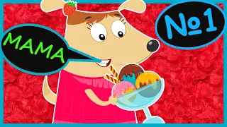 Щенки Бублик и Кисточка - Мультик про собак! Мультики для малышей. Развивающие мультфильмы детям