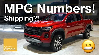 2023 Chevy Colorado/GMC Canyon MPG | Less Than Full Size Trucks!