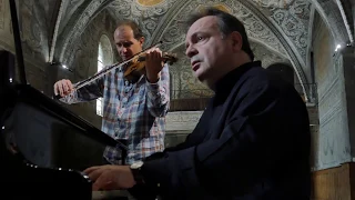 Gilles Apap and Eric Ferrand-N'Kaoua play Debussy, rehearsal