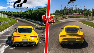 FORZA MOTORSPORT 8 VS GRAN TURISMO 7 GRAPHICS COMPARSION PS5 VS XBOXseriesX 4K60FPS