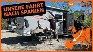 Unsere erste Fahrt mit dem Wohnmobil 🚐  - 1800 km nach San Sebastian | Etappe 1