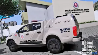 GTA V PMBA - POLICIAL SOFRE TENTATIVA DE HOMICÍDIO A CAMINHO DO TRABALHO | NOVO BATALHÃO PMBA - CIPM
