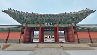 [4K] Snowy Changdeokgung Palace, UNESCO World Heritage Site - Royal palaces from the Joseon Dynasty