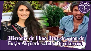 ¡Historia de libro llena de amor de Engin Akyürek y Tuba Büyüküstün!