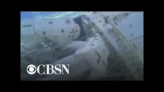 Astronauts on spacewalk to upgrade the International Space Station