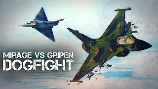 Greek Mirage 2000 Vs Swedish Jas39 Gripen Dogfight | Digital Combat Simulator | DCS |