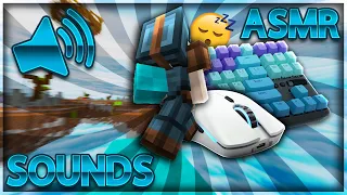 Thocky Keyboard + Mouse Sounds ASMR (Handcam) | Hypixel Bedwars