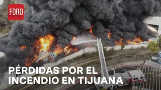 Incendio en fábricas de Tijuana deja pérdidas totales para siete empresas  - Las Noticias